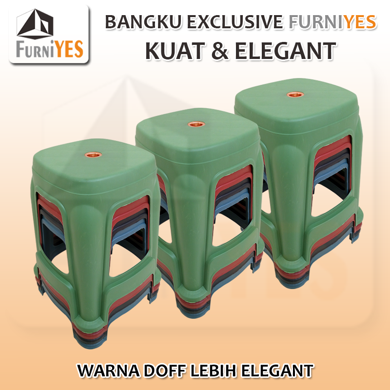 FurniYES Kursi Bangku Bakso Exclusive Kuat Awet Elegant Cocok Dimana Saja 4 Warna - Image 2